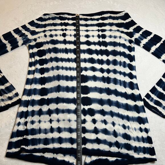 Corey Lynn Calter Tie Dye Open Front Kimono Size XS High Low Hem Made in USA - Picture 7 of 10